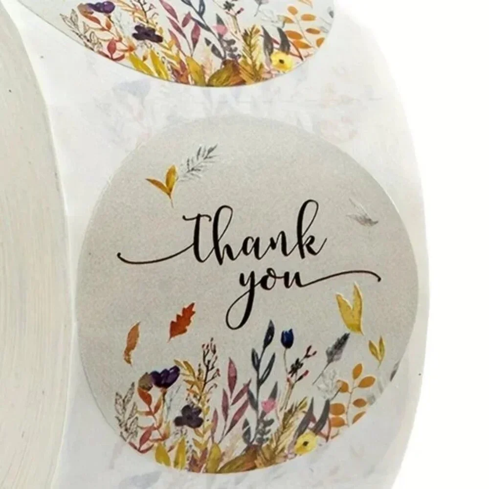 100 Thank You Stickers Lab 1” Round Labels